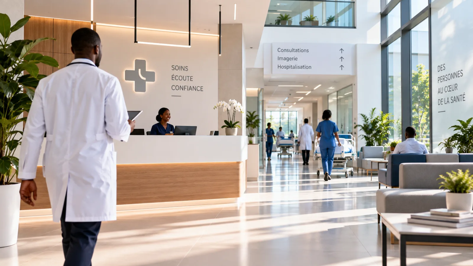Visite virtuelle 360° pour hôpital et clinique à Abidjan